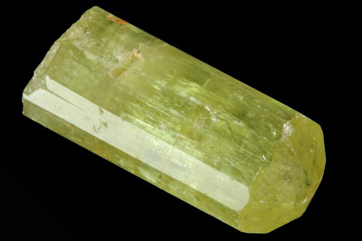Lustrous Yellow Apatite Crystal - Morocco #82402